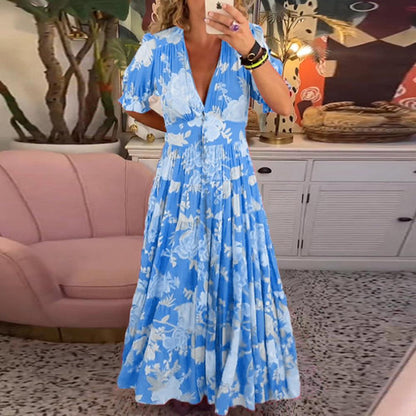 Colorful Garden Party Dress