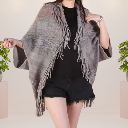 Variant image for Women's Jacket - Elegant Scarf Design-4