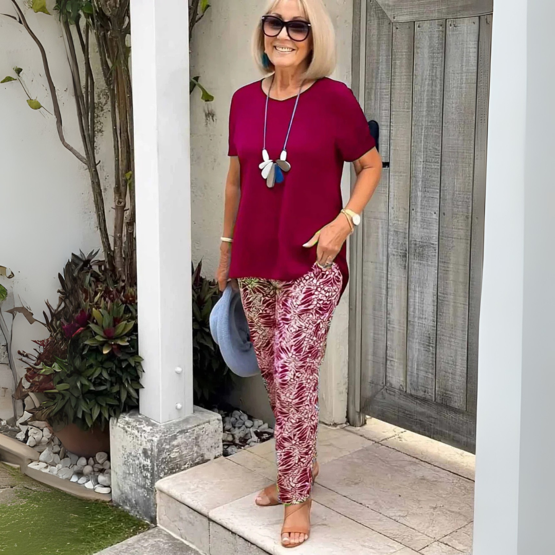 Soft Cotton 2-Piece Outfit for Women