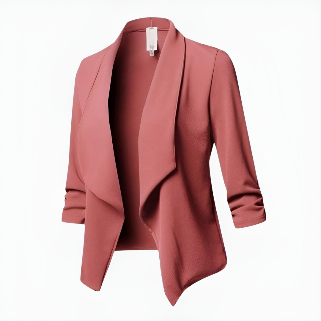 Evelyn | Black Blazer for Women - Long Sleeve Slim Fit 1