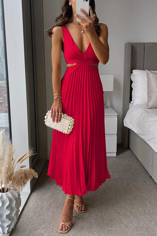 Flared Knee Length Lady Dress