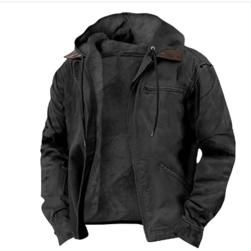 Men's Classic Zip Up Hoodie Jacket - Luxivelle