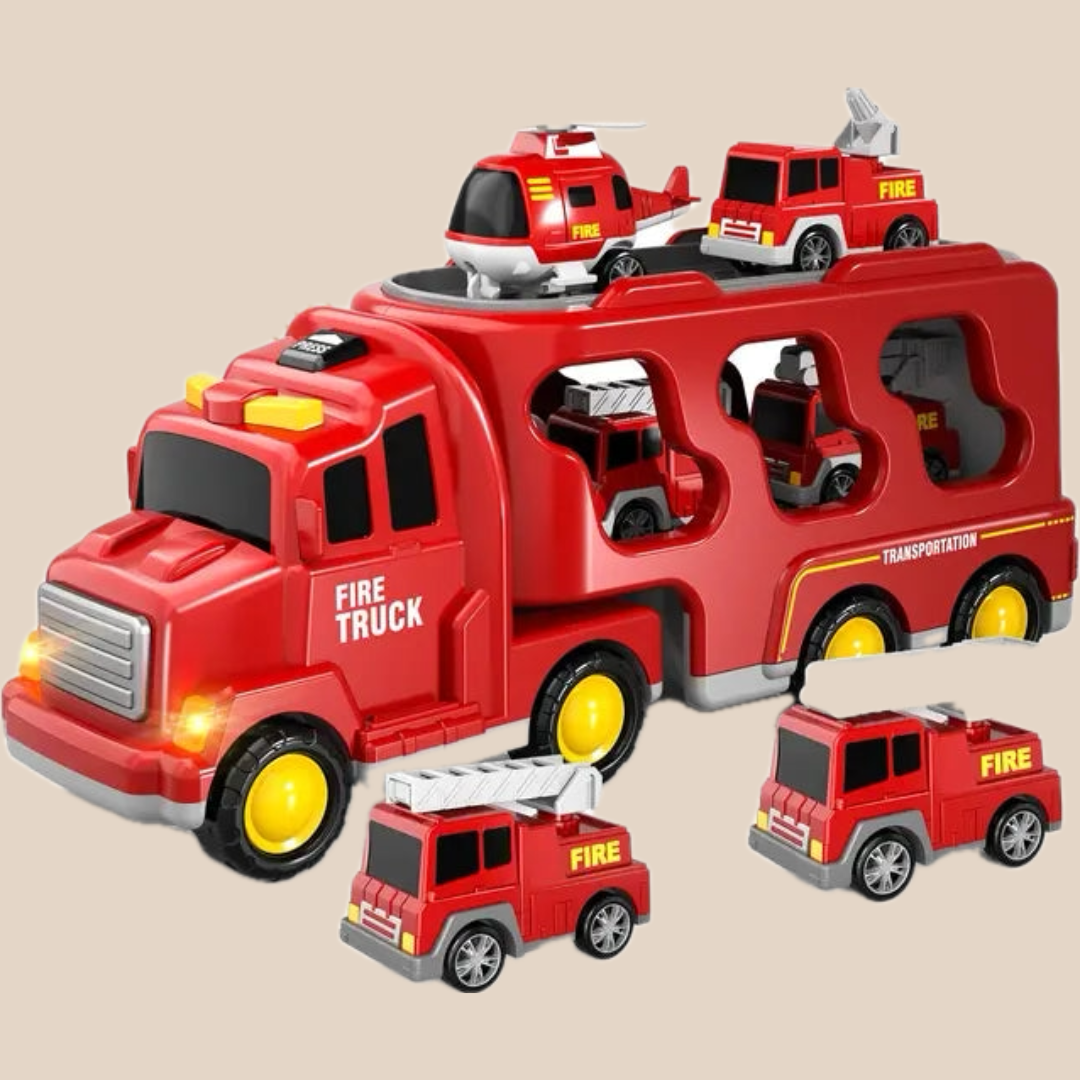 Fun Toy Truck with Small Cars and Sounds - Luxivelle