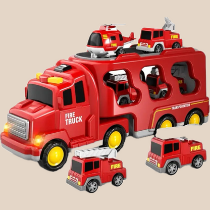 Fun Toy Truck with Small Cars and Sounds - Luxivelle