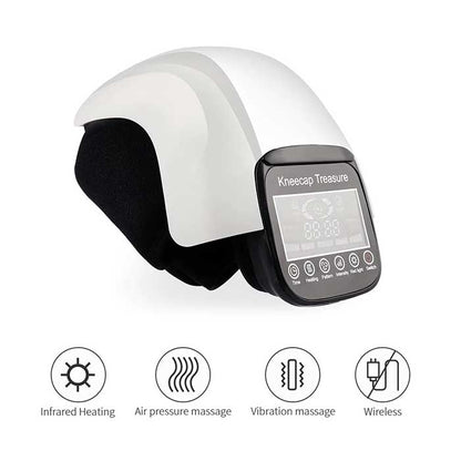 Therapeutic Knee Massager with Heat and Pressure Relief
