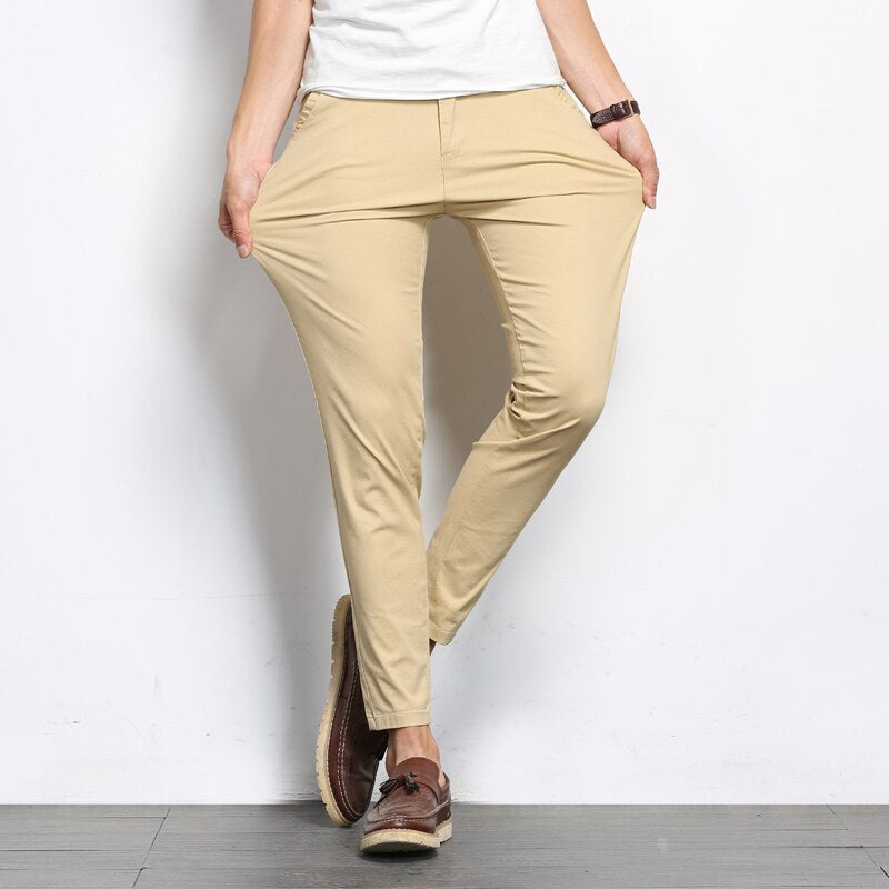 Classic Fit Men's Chino Trousers