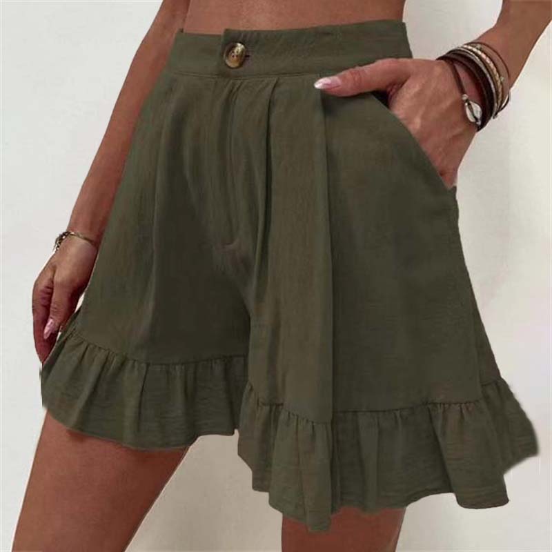 Lightweight Summer Ruffle Shorts