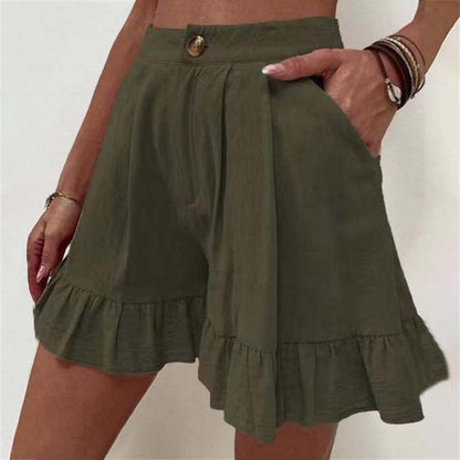 Lightweight Summer Ruffle Shorts