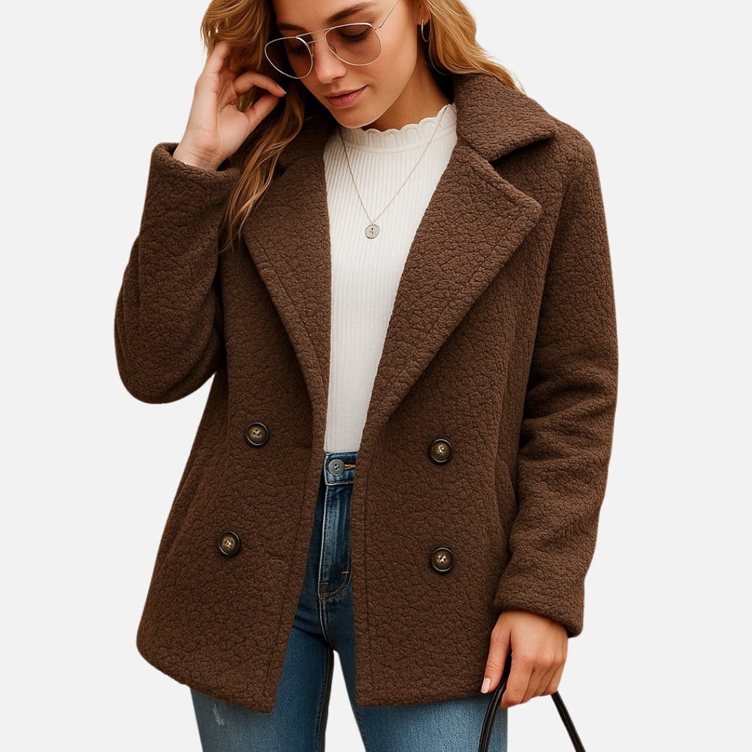 Women's Elegant Teddy Wool Jacket