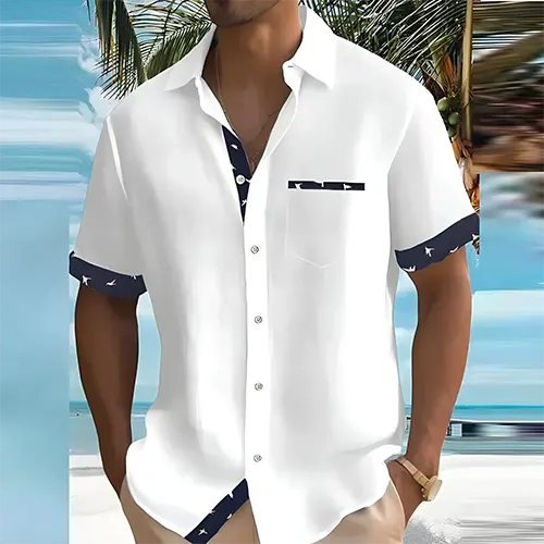 Lightweight Casual Mens Short Sleeve Tee - Luxivelle