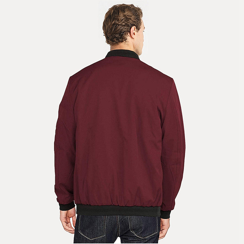 Men's Classic Zip-Up Flight Jacket