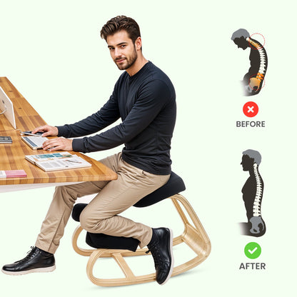 Comfortable Wooden Kneeling Seat