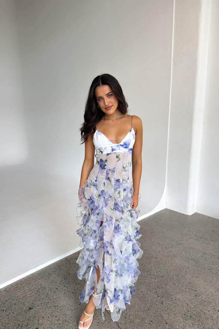 Beautiful Flower Girl Maxi Dress