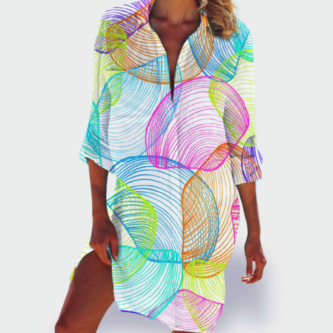 Vibrant Easy Breezy Summer Dress