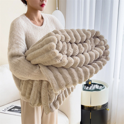 Luxury Fluffy Blanket | Soft, Cozy and Stylish Throw - Trendy Melbourne