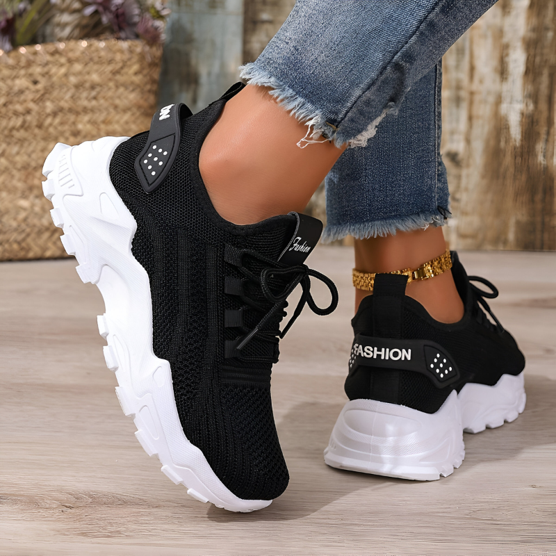 Fashionable Tie-Up Women's Shoes
