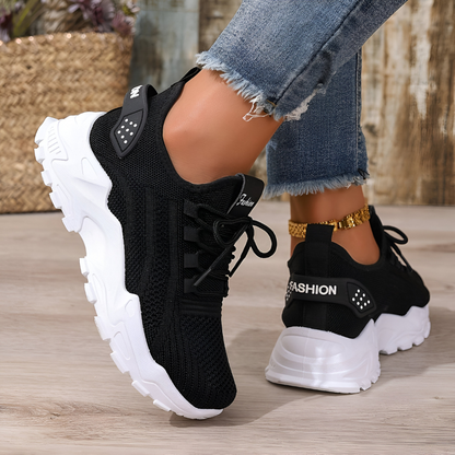 Fashionable Tie-Up Women's Shoes