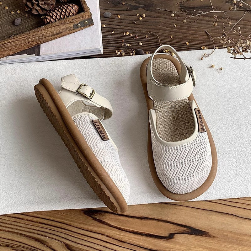 Beachy Brown Flat Sandal