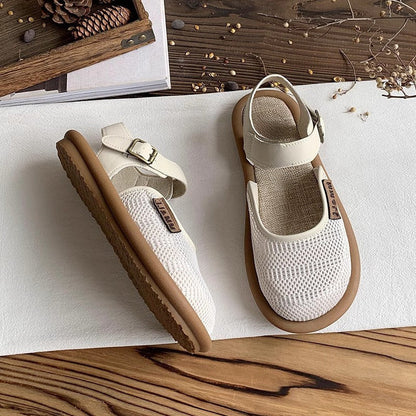 Beachy Brown Flat Sandal