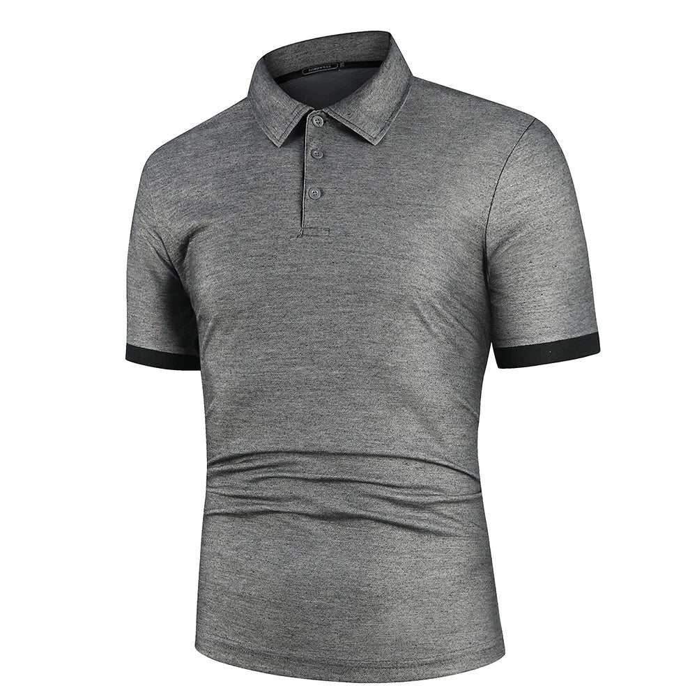 Breathable Casual Men's Short Sleeve Polo Shirt