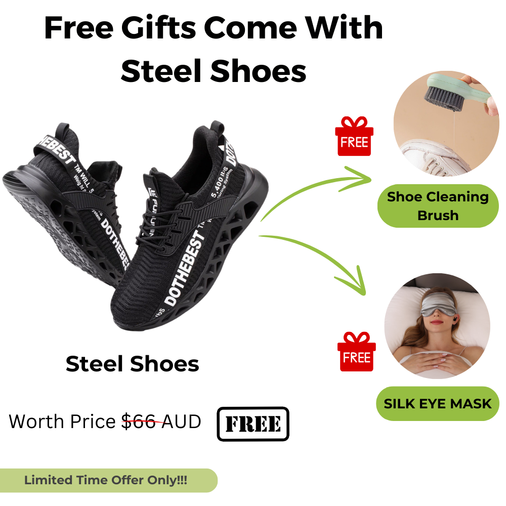 Lightweight Ventilated Safety Work Shoes