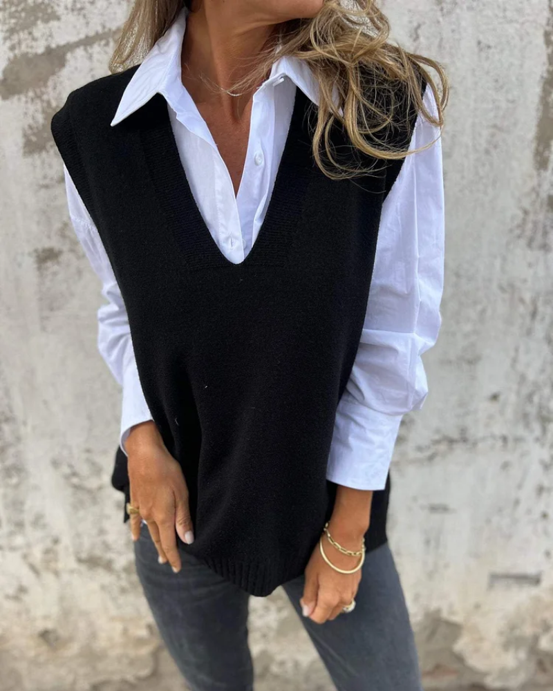 Evie | Elegant knitted vest
