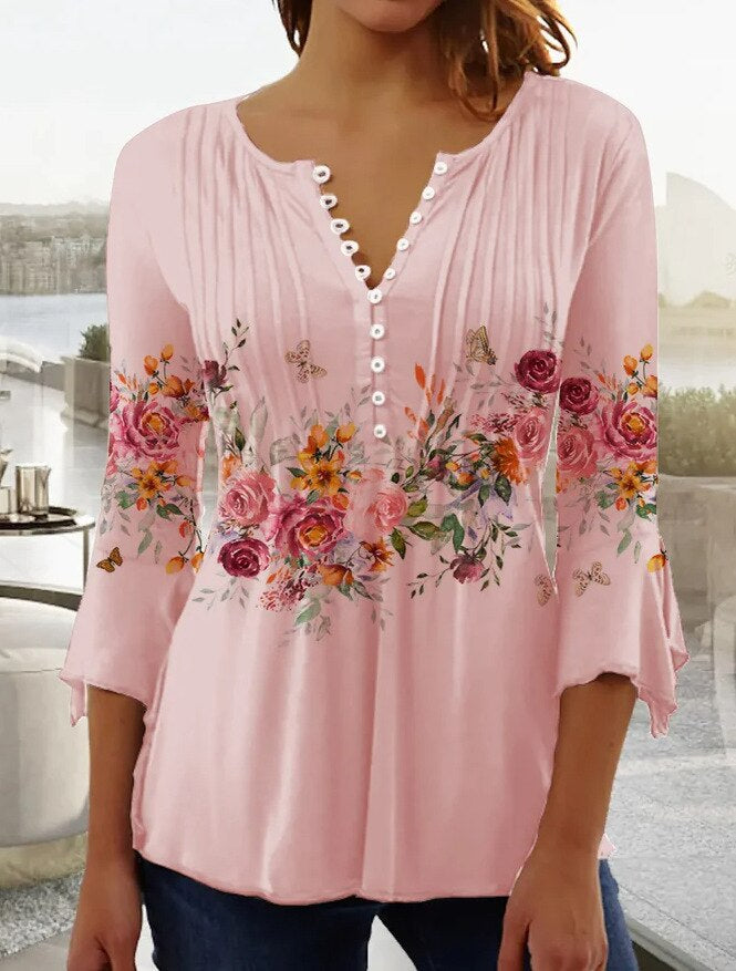 Ladies' Classic V-Neck Shirt