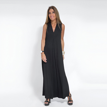 Stylish Women's Sundress with Free Shawl - Luxivelle