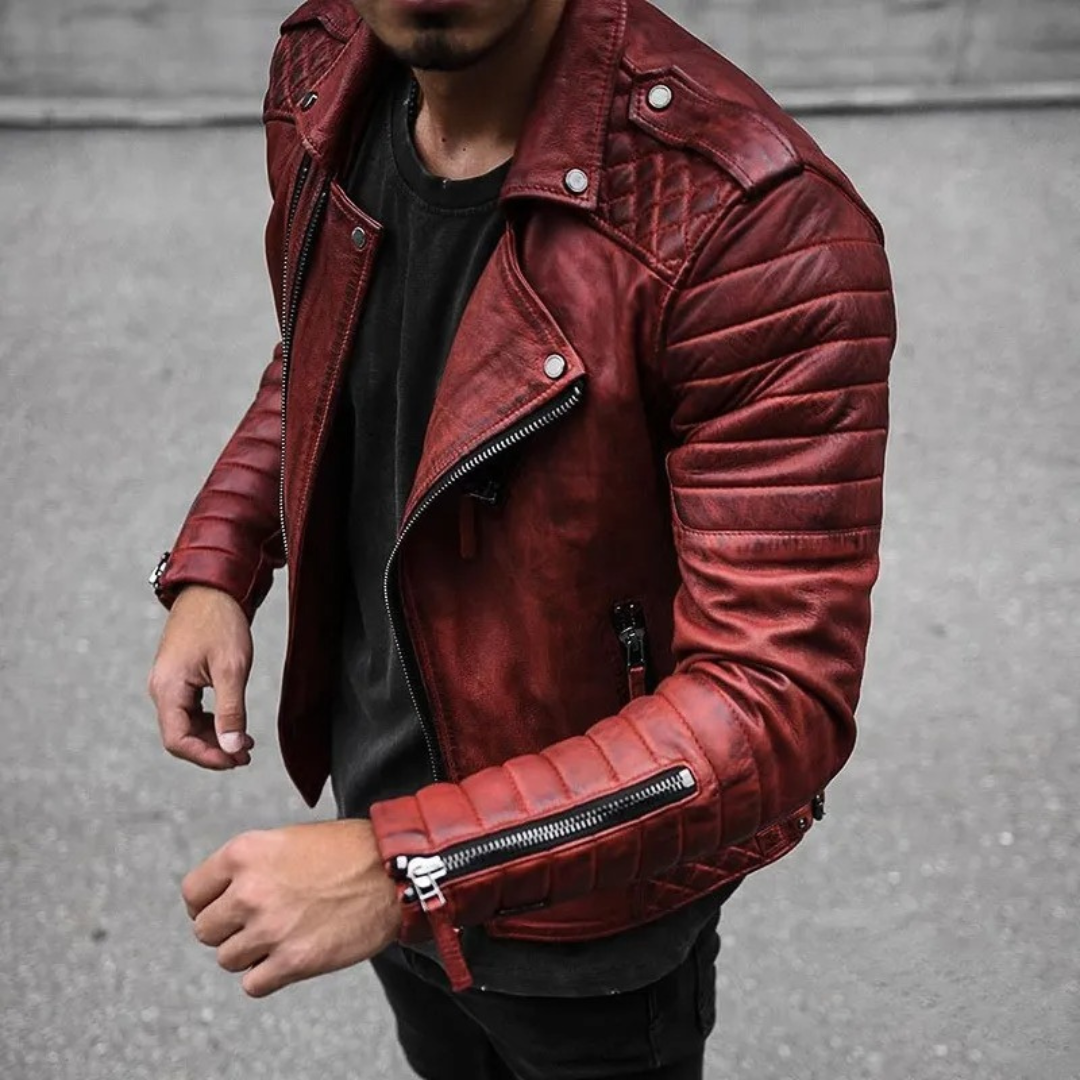 Classic Slim Fit Mens Zip Up Jacket