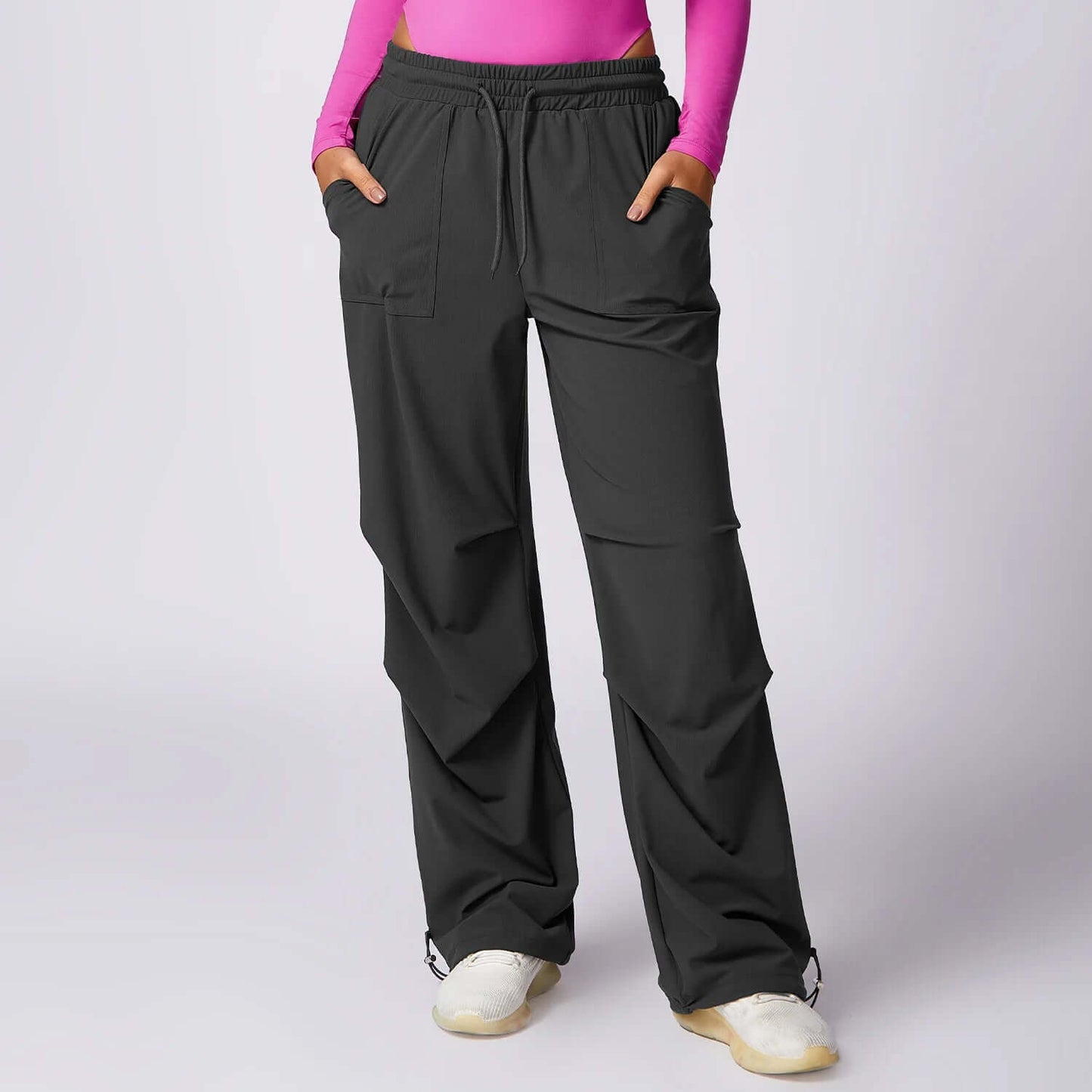 Comfortable Women's Loose Fit Elastic Waist Trousers