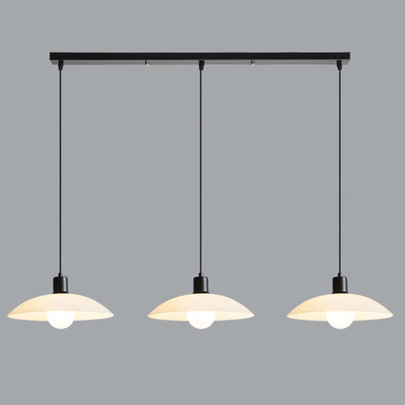 Sleek Clear Glass Hanging Light Fixture