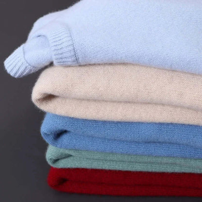 Premium Men's Cozy Cashmere Crew Sweater