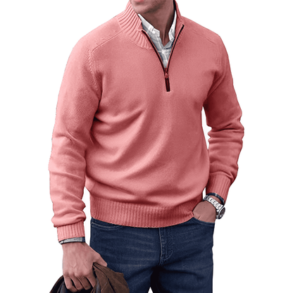 Cozy Men's Crew Neck Wool Sweater