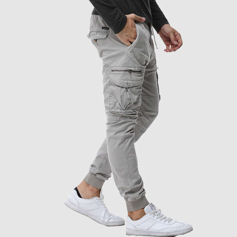 Comfortable Fit Men's Stretch Pants with Pockets - Luxivelle