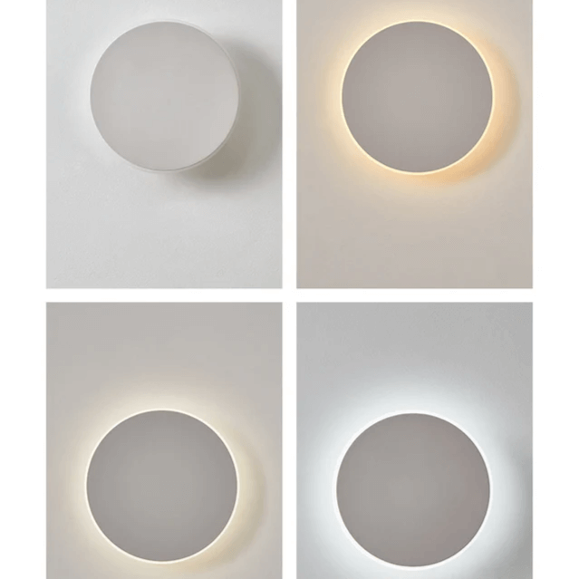 Circular Stainless Steel Outside Security Lamp