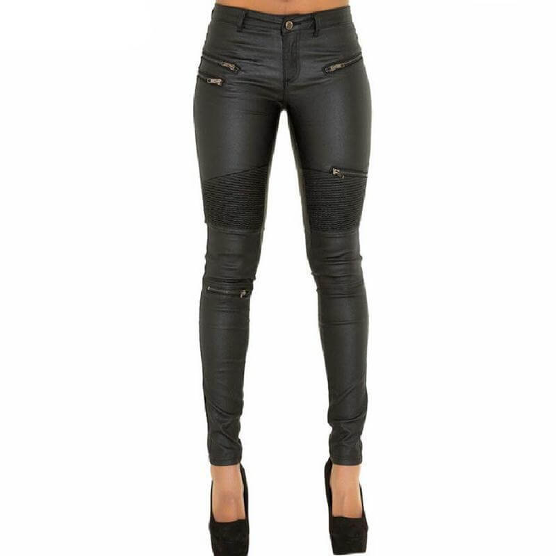 Ladies Synthetic Slim Fit Jeans - Luxivelle