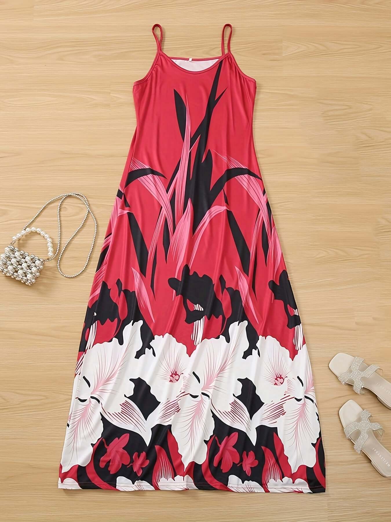 Pretty Summer Sundress with Thin Straps