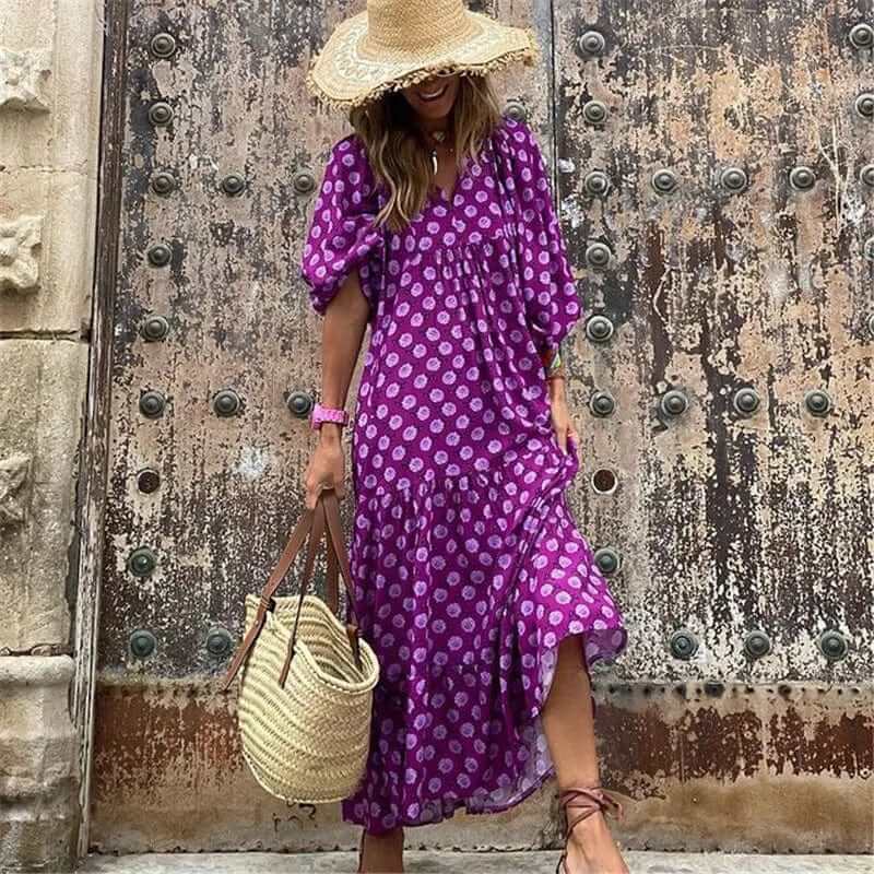 Long Flowy Maxi Dress - Luxivelle