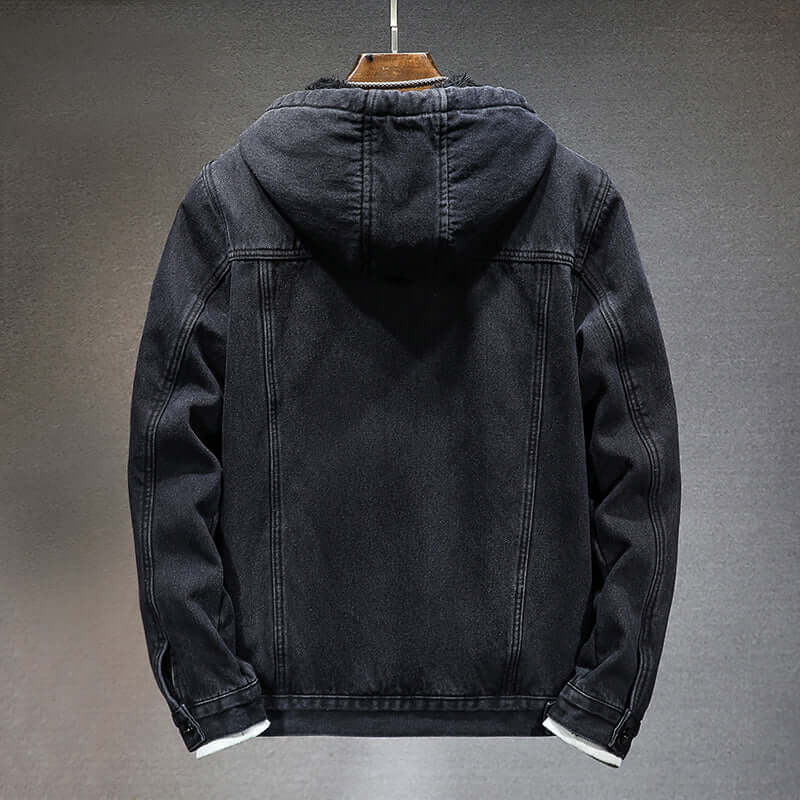 Warm Mens Cozy Faux Leather Jacket