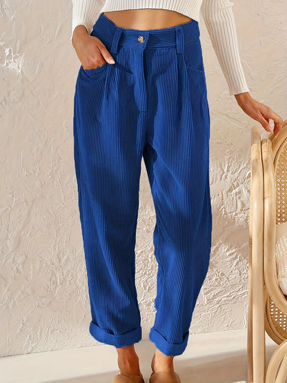 Maple | Corduroy trousers with straight legs