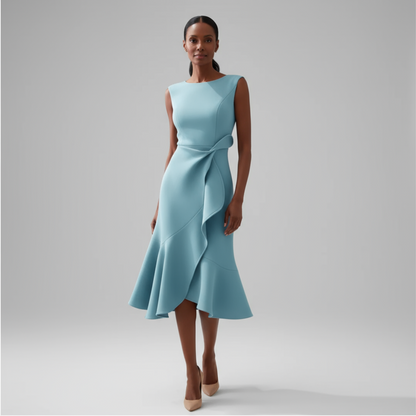 Elegant Flowy Midi Dress
