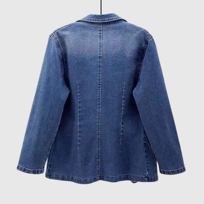 Relaxed Fit Casual Women's Denim Jacket