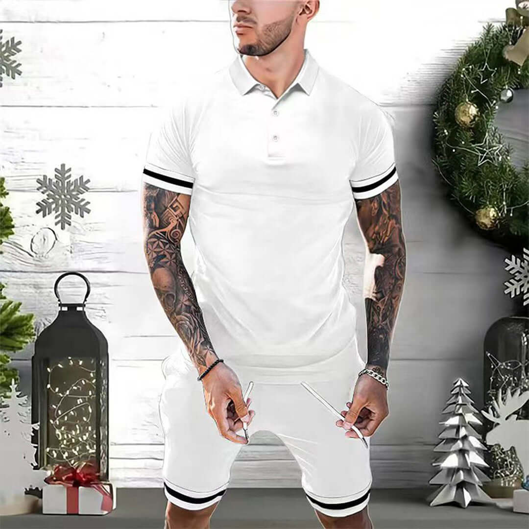 Relaxed Fit Summer Clothing Set for Men