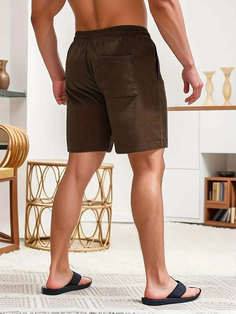 Men's Breathable Summer Shorts with Elastic Waist