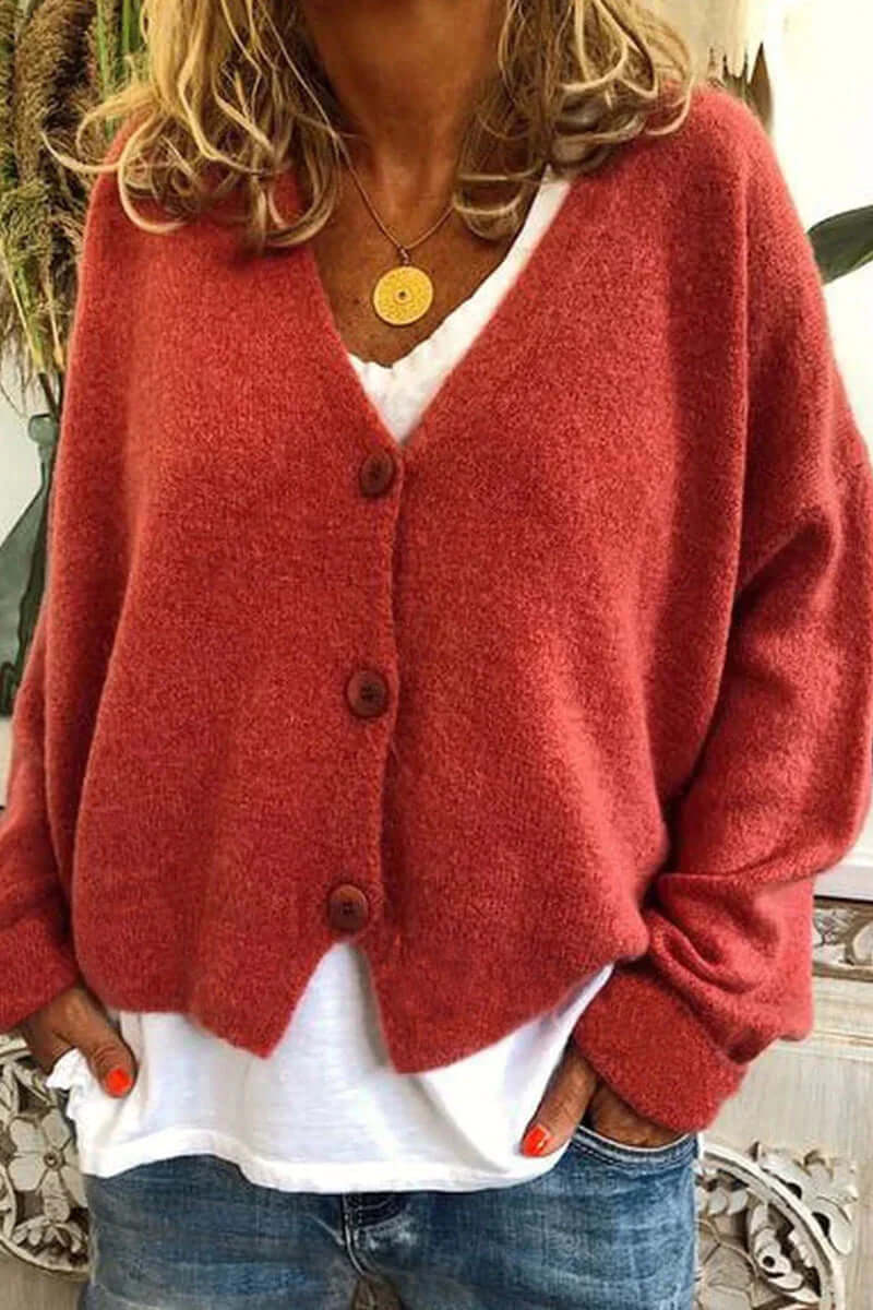 Colorful Patchwork Open Front Women's Cardigan