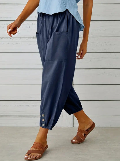 Ladies Comfort Fit Straight Leg Pants