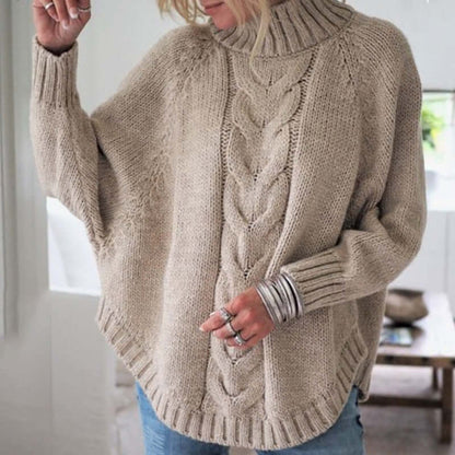 Relaxed Fit Women's Long Sleeve Sweater