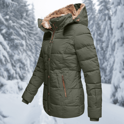 Warm Stylish Parka Coat - Luxivelle