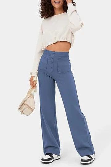 Comfortable Fit Women's High Waist Pants