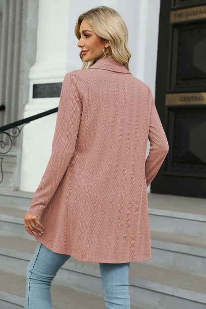 Relaxed Fit Oversized Open Front Cardigan